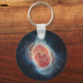 JWST James Webb Telescope Southern Ring Nebula Pap Sleutelhanger (Voorkant)