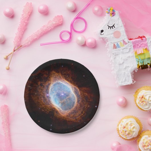 JWST James Webb Telescope Southern Ring Nebula Papieren Bordje (Feest)