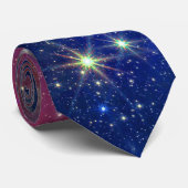 JWST Pilaren der Schepping NIRCam en MIRI Composie Stropdas (Opgerold)
