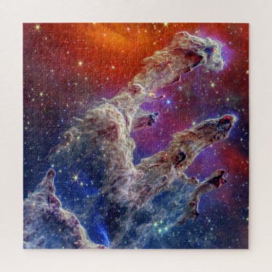JWST Pilaren van de Schepping NIRCam en MIRI Compo Legpuzzel (Verticaal)