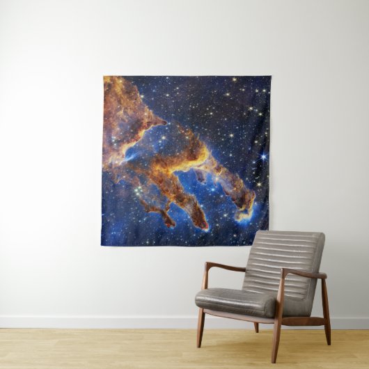 JWST Pillars of Creation, 2022 - Eagle Nebula, M16 Wandkleed (In Situ (horizontaal))
