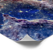 JWST Pillars of Creation NIRCam and MIRI Composite Poster (Hoek)