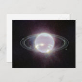 JWST-ringen van Planet Neptune Briefkaart (Voorkant / Achterkant)