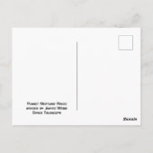 JWST-ringen van Planet Neptune Briefkaart (Achterkant)