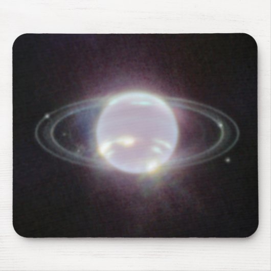 JWST-ringen van Planet Neptune Muismat (Voorkant)