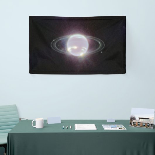 JWST-ringen van Planet Neptune Spandoek (Beurs)