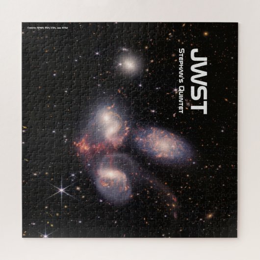 JWST Stephan's Quintet Puzzle Legpuzzel (Horizontaal)