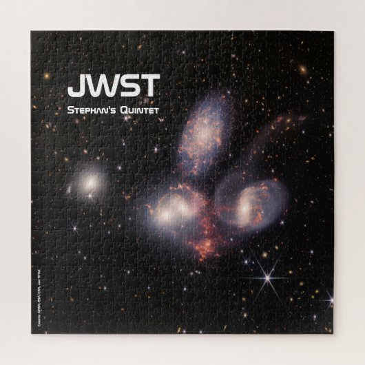 JWST Stephan's Quintet Puzzle Legpuzzel (Verticaal)