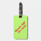 JYB BAGAGELABEL (Achterkant verticaal)