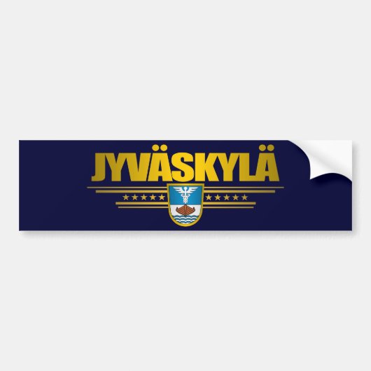 Jyvaskyla Bumpersticker (Voorkant)