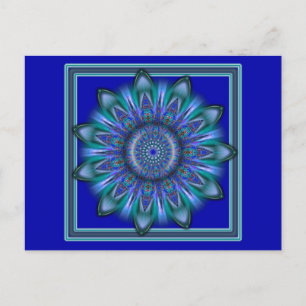 K111 Blauwe barst Briefkaart