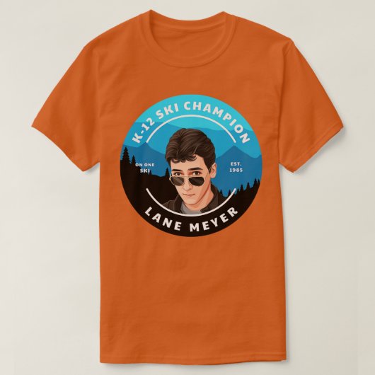 K12 Skikampioen Lane Meyer T-shirt (Design voorkant)