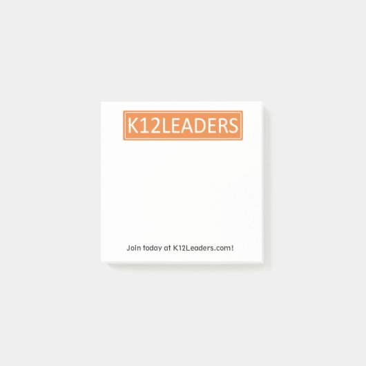 K12Leaders Post-its! Post-it® Notes (Voorkant)