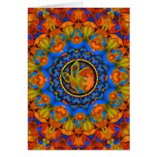 K185 herfst op blauw Abstract