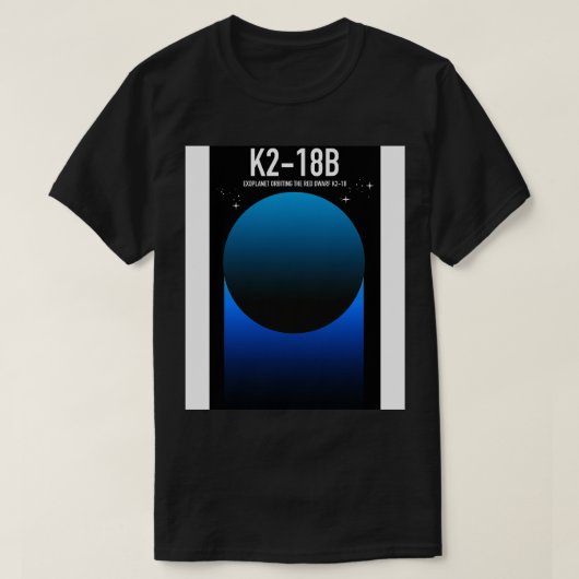 K218b exoplaneet t-shirt (Design voorkant)
