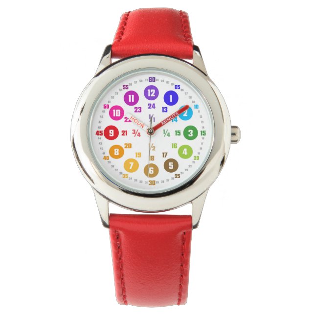 K24i-M60RBG-BZ Lernuhr Horloge (Voorkant)