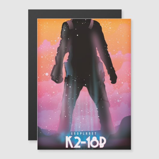 K2-18b exoplaneet ruimte kunst (Voorkant / Achterkant)