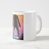 K2-18b exoplaneet ruimte kunst grote koffiekop (Voorkant rechts)