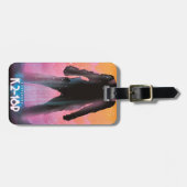 K2-18b exoplanet space art. bagagelabel (Voorkant horizontaal)