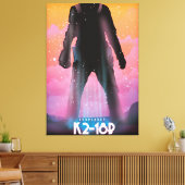K2-18b exoplanet space art. canvas afdruk (Insitu (Woonkamer))