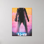 K2-18b exoplanet space art. canvas afdruk (Voorkant)