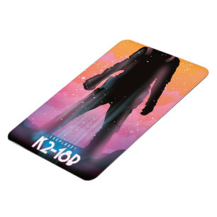 K2-18b exoplanet space art. magneet