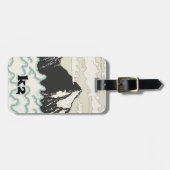 K2 Bergtrevelposter Bagagelabel (Voorkant horizontaal)