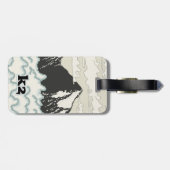 K2 Bergtrevelposter Bagagelabel (Achterkant horizontaal)