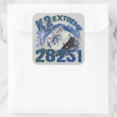 K2 Extreme 28251 Vierkante Sticker (Tas)