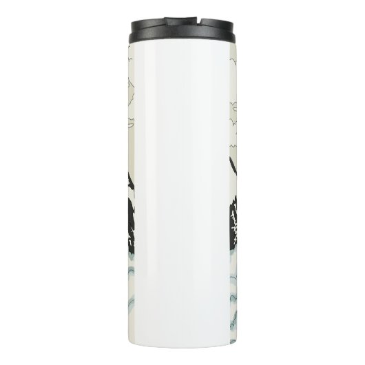 K2 Mok van de bergreisposter van de Koffie van twe (Achterkant)