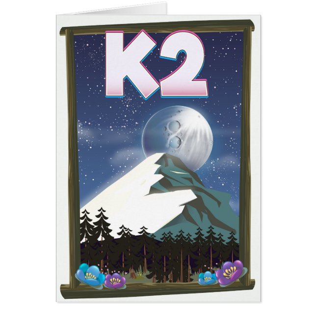 K2 Reisposter voor bergbeklimmen (Voorkant)