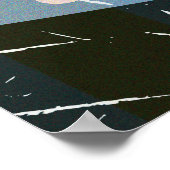 K2-reisposter voor bergbeklimmen poster (Hoek)