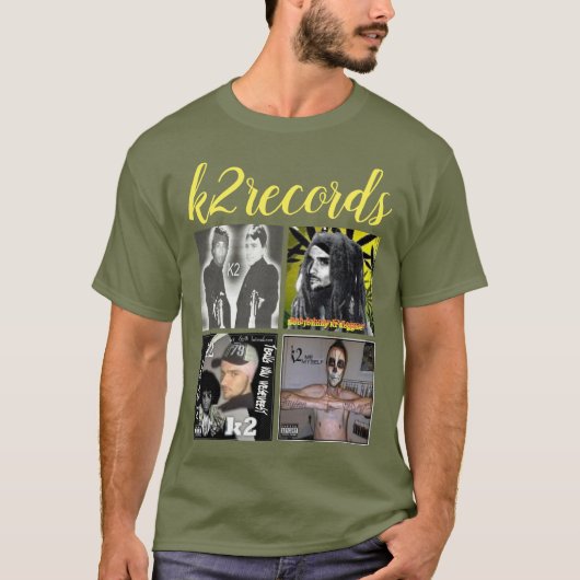 k2records t-shirt (Voorkant)