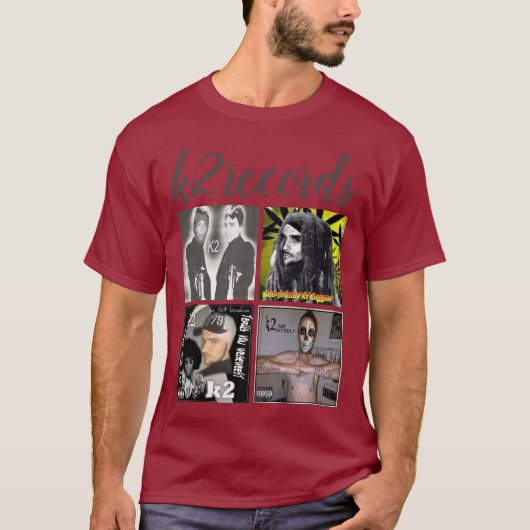 k2records t-shirt (Voorkant)