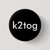 k2tog ronde button 3,2 cm (Voorkant)