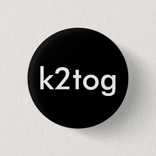 k2tog ronde button 3,2 cm (Voorkant)