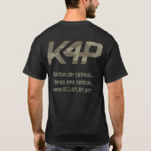 K4P woestijn-logo T-shirt (Achterkant)