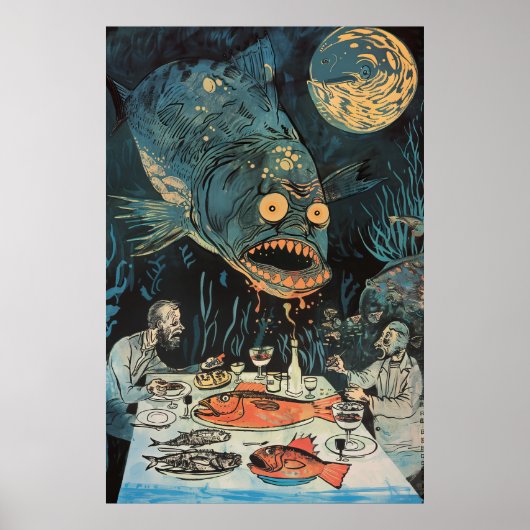 K84 Gluttony Illustratie door Tove Jansson Poster (Voorkant)
