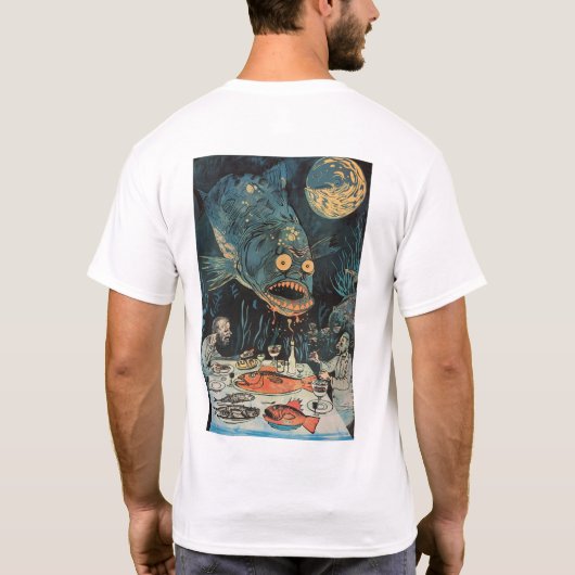 K84 Gluttony Illustratie van Tove Jansson T-Shirt (Achterkant)