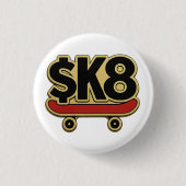$K8 RONDE BUTTON 3,2 CM (Voorkant)