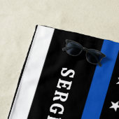 K9 agent - politiehond - dunne blauwe lijn strandlaken (In situ)