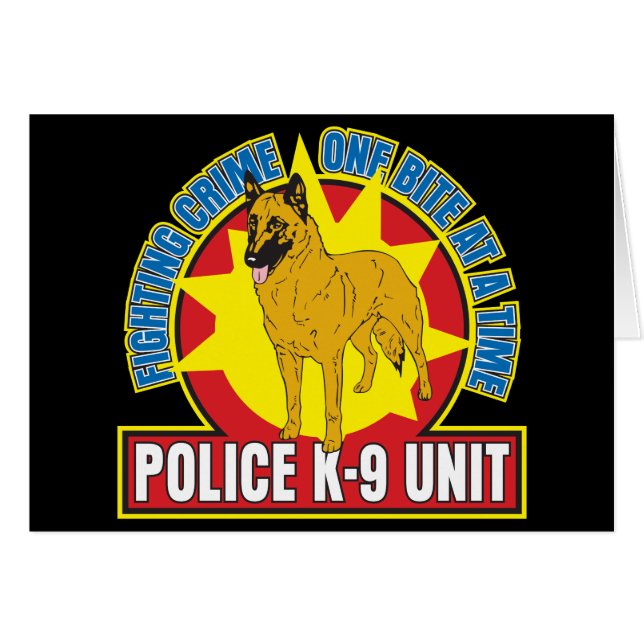 K9 Belgisch Malinois Bite (Voorkant Horizontaal)