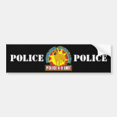 K9 Belgisch Malinois Bite Bumpersticker (Voorkant)