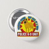 K9 Belgisch Malinois Bite Ronde Button 5,7 Cm (Voorkant /achterkant)