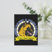 K9 Belgische Malinois Briefkaart (Staand voorkant)