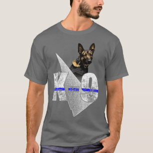 K9 Belgische Malinois Dog Geweldige politieagent T-shirt