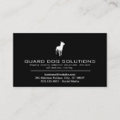K9 | Bite Mark | Grunge Visitekaartje (Achterkant)