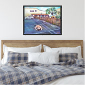 K9 CANVAS AFDRUK (Insitu (Slaapkamer))