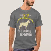 K9 Detection    DogBelgium Malinois Shepherd T-shirt (Voorkant)