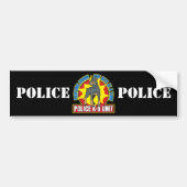 K9 Doberman Bite Bumpersticker (Voorkant)
